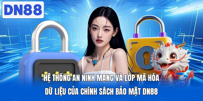 Hệ thống an ninh mạng và lớp mã hóa dữ liệu của chính sách bảo mật DN88